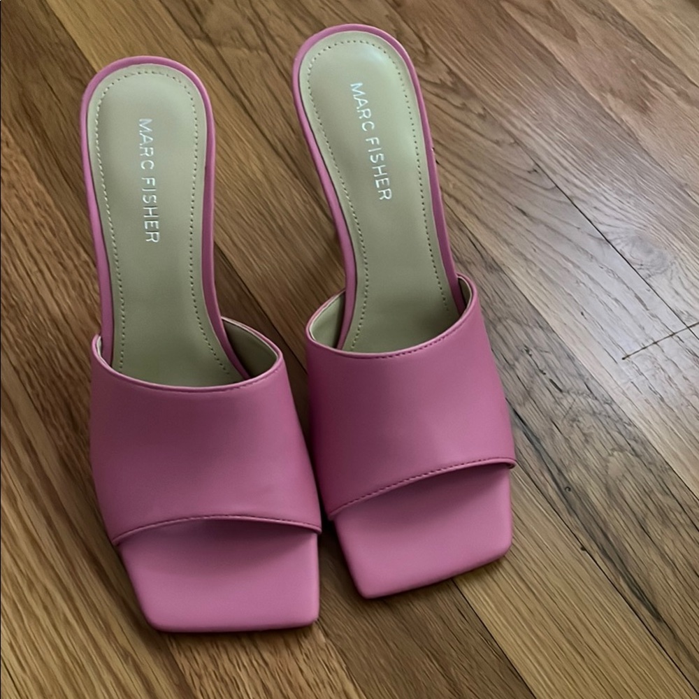 Marc fisher pink high heel sandals